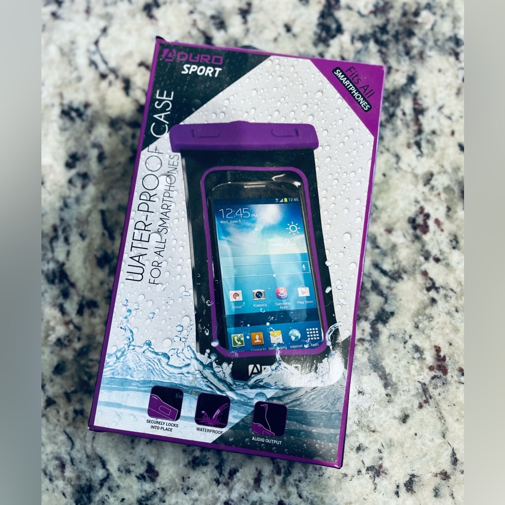 Aduro Sport Waterproof Smartphone Bag - Purple
